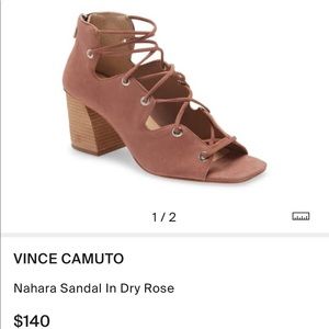 NEW IN BOX pale pink Vince Camuto